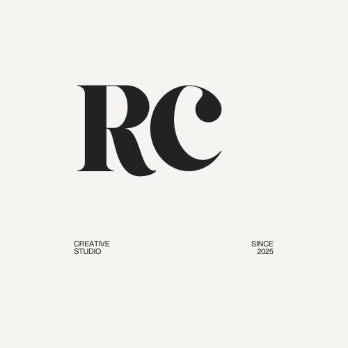 black white minimal simple modern creative studio ego logo